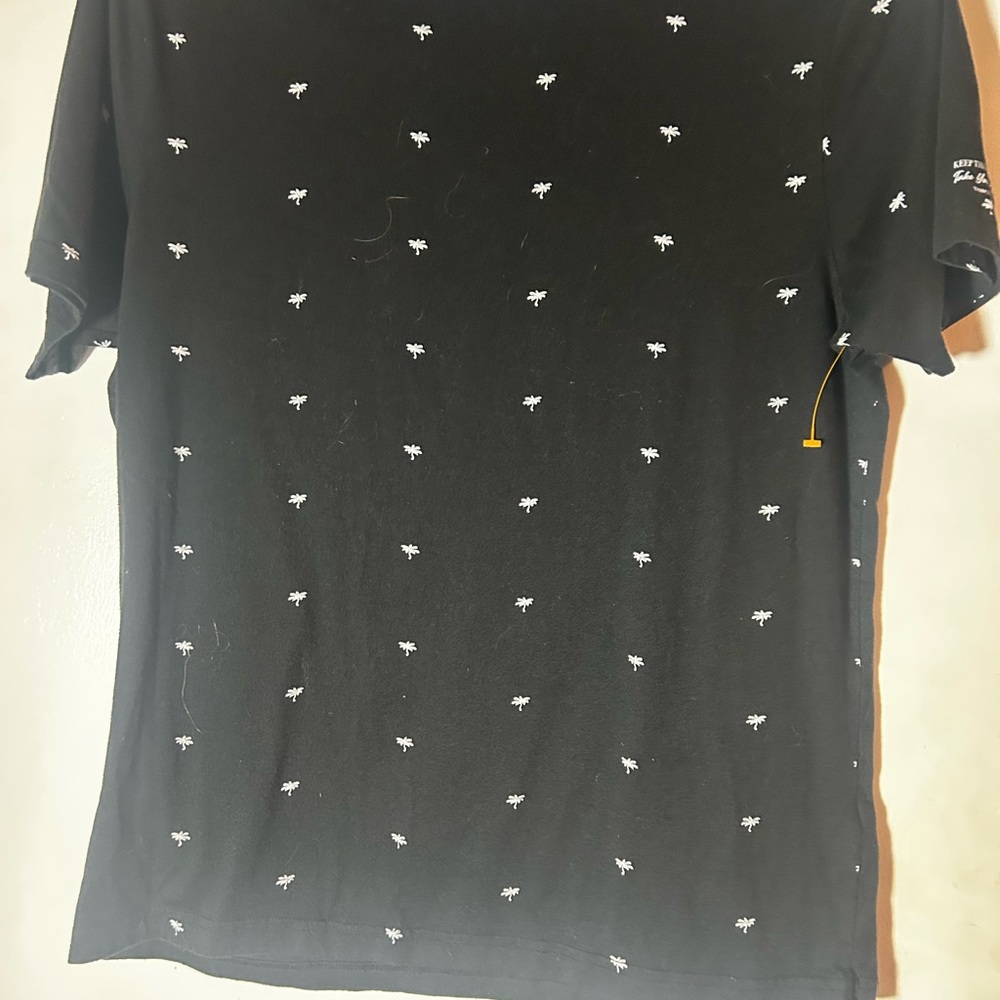 Denim & Flowers Women’s Large Navy Preppy Academic Top